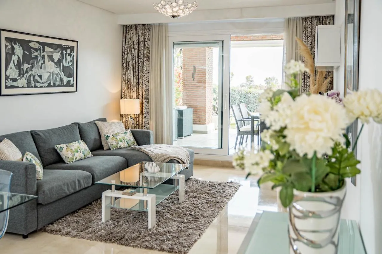 Tropical Apartment In Los Arqueros With Mountain Views And Private Garden Benahavis Spain