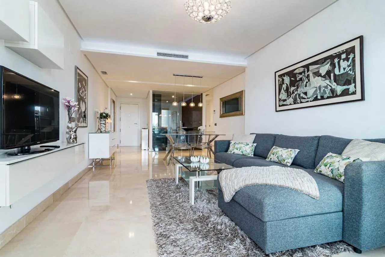 Tropical Apartment In Los Arqueros With Mountain Views And Private Garden Benahavis