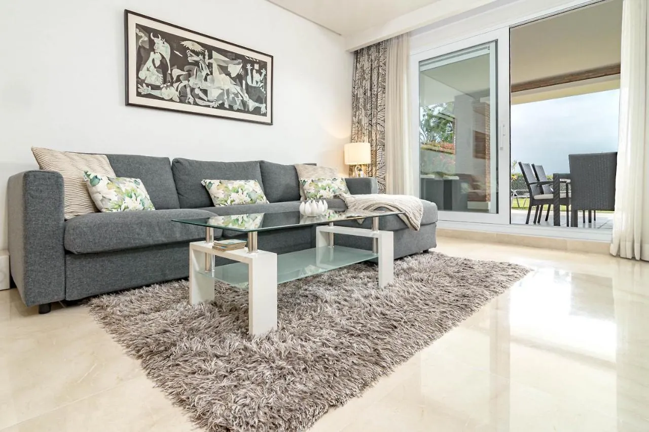 Tropical Apartment In Los Arqueros With Mountain Views And Private Garden Benahavis