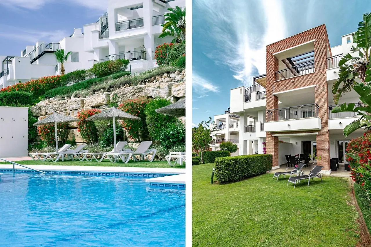 Tropical Apartment In Los Arqueros With Mountain Views And Private Garden Benahavis